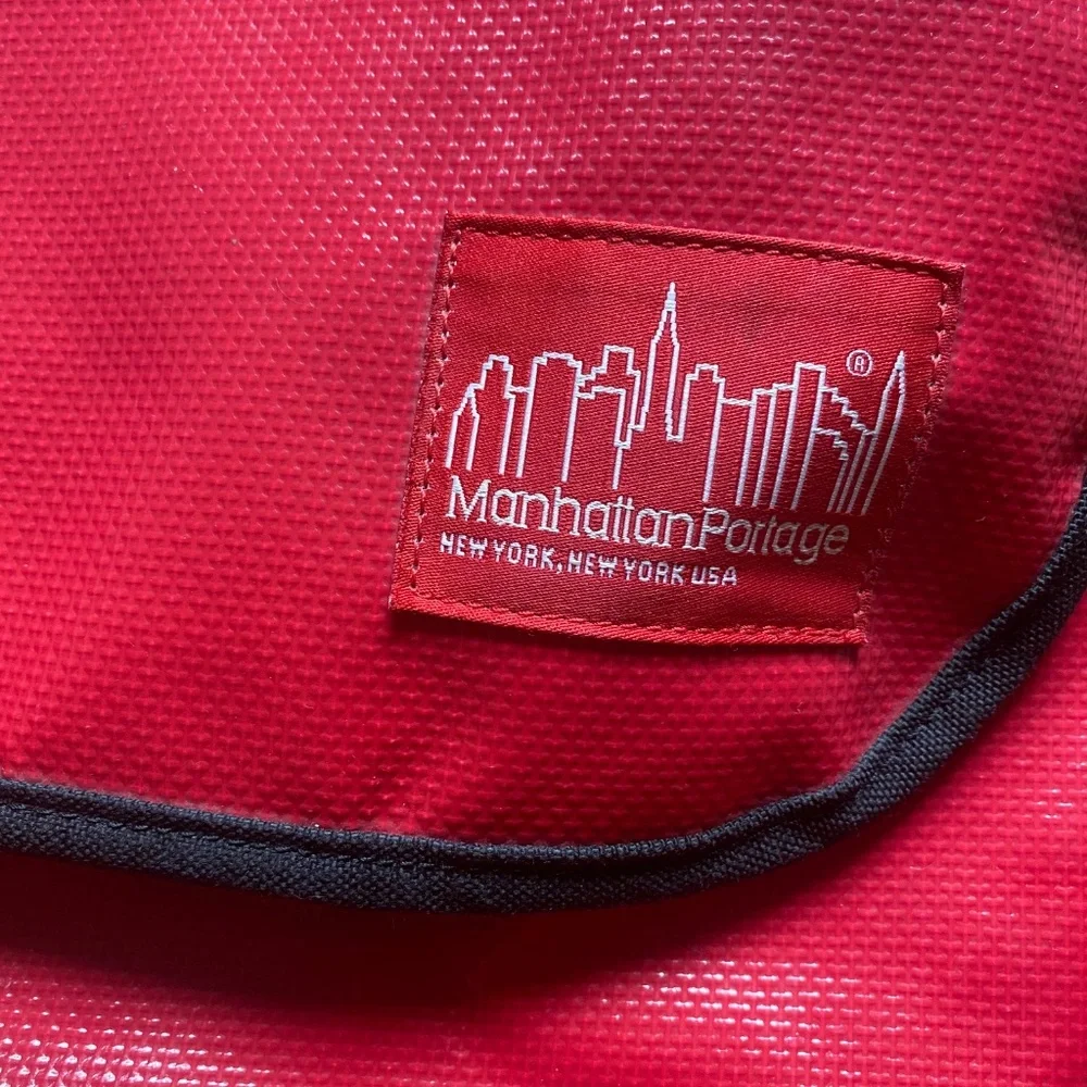 Manhattan Portage Red Messenger Bag for Men